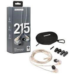 Shure SE215-CL Sound Isolating Earphones with Single Dynamic MicroDriver
