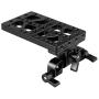 CAMVATE Battery Cheese Plate with 360° Swivel 15mm Rod Clamp for Anton Bauer Gold Mount Power Adapter