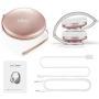 Bluetooth Headphones Wireless,MKay Girls Over Ear Headset V5.0 with Microphone, Foldable & Lightweight, Support Tf Card MP3 Mode and Fm Radio for Cellphones Laptop TV-Rose Gold