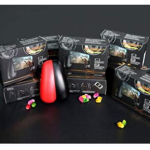 SumoTik RK-GAME 11th Gamepad Portable All In One Game Controller Joystick for smartphone - Games Accessories - (Black+Red) - 1 x Engraving Handle For Engraving Machine