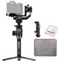MOZA AirCross 2 3 Axis Handheld Gimbal for Mirrorless Camera up to 3.2kg/7lb Parameter Easy Setup Auto-Tuning 12hrs Runtime 18W Fast Charge, W Phone Holder