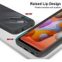 Samsung A11 Case, Samsung Galaxy A11 Case with 2 PCS Tempered Glass Screen Protector, LeYi Full-Body Protective Rugged Hybrid Bumper Shockproof Clear Phone Cover Cases for Galaxy A11, Black