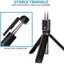 Selfie Stick Tripod, Extendable Selfie Stick with Detachable Wireless Remote and Tripod Stand Selfie Stick for iPhone 11/11 pro/X/8/7/6s/6,Samsung Galaxy S10/S9/S8/S7/Note 9/8,Huawei and More