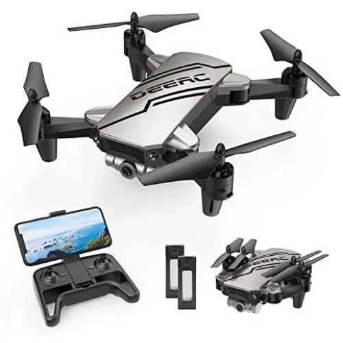 DEERC D20 Mini Drone for Kids with 720P HD FPV Camera Remote Control Toys Gifts for Boys Girls with Altitude Hold, Headless Mode, One Key Start, Tap Fly, Speed Adjustment, 3D Flips 2 Batteries DEERC D20 Mini Drone for Kids with 720P HD FPV Camera Remote Control Toys Gifts for Boys Girls with Altitude Hold, Headless Mode, One Key Start, Tap Fly, Speed Adjustment, 3D Flips 2 Batteries