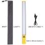 LGJFOTSUNCY LED Dimmable Color Temperature Adjustable Portable Handheld Photography Light Outdoor Camera Video Live with Lithium Battery Fill Light ice Light (Single ice Light)