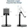 Cell Phone Stand, Moreslan Angle Height Adjustable Phone Stand Holder Tablet Stand for Desk, Compatible with iPhone Android Phones Tablet Kindle - Black Cell Phone Stand, Moreslan Angle Height Adjustable Phone Stand Holder Tablet Stand for Desk, Compatible with iPhone Android Phones Tablet Kindle - Black