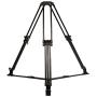 Ikan GA102 E-Image 100mm Heavy Duty Tripod, Aluminum with Ground Spreader (Black)