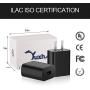 USB Plug Wall Charger, Yuxh Chargers Blocks 5V Fast Charging Block 1.5A Cell Phone Chargers for iPhone iPad Samsung Galaxy LG Motorola