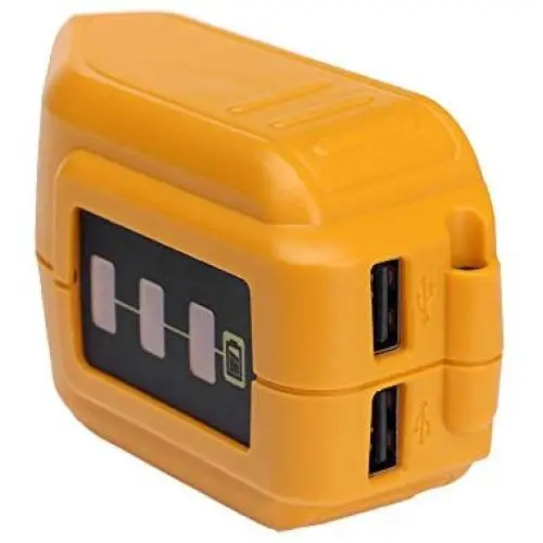 USB Power Source DCB090 for DEWALT 14.4V 18V/20V Max Li-ion Battery Charging Adapter for Mobile Phone Speaker Power Supply LPD USB Power Source DCB090 for DEWALT 14.4V 18V/20V Max Li-ion Battery Charging Adapter for Mobile Phone Speaker Power Supply LPD