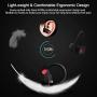 True Wireless Earbuds Bluetooth 5.0 Wireless Earbuds IPX4 Waterproof TWS Stereo Headphones Built-in Mic Headset Noise Canceling Long Playtime Premium Sound with Deep Bass Earphones for Sport and Work