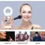 Selfie Ring Light, SHEGINEL Rechargeable Cell Phone Ring Light 3 Tones Selfie Fill Light with 40 LED Beads Makeup Light Ring for Selfie, Photography, Livestream Selfie Ring Light, SHEGINEL Rechargeable Cell Phone Ring Light 3 Tones Selfie Fill Light with 40 LED Beads Makeup Light Ring for Selfie, Photography, Livestream