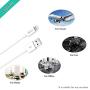 Short Lightning Cables, USB Charging Data Cord Compatible With iPhones, iPads, and iPods [3-Packs]