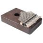 17 Keys Kalimba Thumb Piano with Study Instruction and Tune Hammer, Portable Mbira Sanza Okoume Wood Body, Gift for Kids Adult Beginners Professional