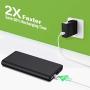 Portable Charger 26800mAh LCD Digital Display Power Bank Huge Capacity External Battery Pack 2 Output Port Cell Phone Charger for iPhone, Samsung Galaxy, Android Phone,Tablet & etc