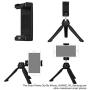 Mini Cell Phone Tripod Stand with Cold Shoe, Tabletop Tripod with 360 Degree Ball Head, Small Vlog Handheld Tripod for iPhone Android Phone Smartphone Sports Action Camera Recorder & Compact Camera