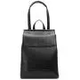 Heshe Womens Leather Backpack Casual Style Flap Backpacks Daypack for Ladies (Black-R) Heshe Womens Leather Backpack Casual Style Flap Backpacks Daypack for Ladies (Black-R)