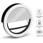 GLOUE Selfie Light Ring LED Round Clip self-Timer Fill Light with 36 LED Bubbles - 3 Levels of Brightness, Rechargeable and Portable, for iPhone/Android, Smartphone, Tablet, with Makeup Mirror GLOUE Selfie Light Ring LED Round Clip self-Timer Fill Light with 36 LED Bubbles - 3 Levels of Brightness, Rechargeable and Portable, for iPhone/Android, Smartphone, Tablet, with Makeup Mirror
