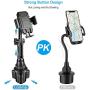 Lorima Car Cup Holder Phone Mount - Adjustable Cupholder Cell Phone Holder for Smartphone iPhone 11 Pro/XR/Xs/XS Max/X/8/7Plus/Galaxy/Xperia/Samsung