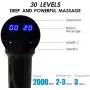 PRACMANU 30 Speeds Led Muscle Massage Gun Handheld Electric Body Massager Gun Tool Machine Vibration Cordless for Athletes PRACMANU 30 Speeds Led Muscle Massage Gun Handheld Electric Body Massager Gun Tool Machine Vibration Cordless for Athletes