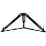 Ikan GA102 E-Image 100mm Heavy Duty Tripod, Aluminum with Ground Spreader (Black)