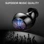 Wireless Bluetooth Earbuds, Bluetooth Headphones with Immersive Sound, Wireless Earphones with Charging Case, Bluetooth Headset with Mic, Waterproof, Touch Control, 30H Playtime in-Ear Headphones