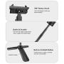 Phone Tripod, MOUNTDOG Mini Portable Camera Stand Holder, Extendable Tabletop Desktop Tripod Legs Compatible with iPhone/Camera/Samsung/Smartphone/Webcam, 360° Rotation, Black