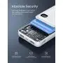 AINOPE Portable Charger 10000mAh, (Small) (LCD Display) (Powerful), Power Bank/External Battery Pack/Battery Charger/Phone Backup with 2 USB Output,Perfect for Travel (White)