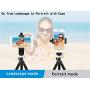 YOTOCversion Cell Phone Tripod, Premium Phone Tripod, Flexible Tripod with Wireless Remote Shutter, Compatible with iPhone/Android Samsung, Mini Tripod Stand Holder for Camera GoPro/Mobile Cell Phone