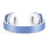 AILIHEN MS300 Wired Headphones, Stereo Foldable Headset for iOS Android Smartphone Laptop Tablet PC Computer (Blue)