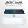 Cell Phone Sanitizer, Portable Cleaners Aromatherapy Function for All iPhone & Android Smart Phone with Wireless Charging, Toothbrush,Watch,Keys Cell Phone Sanitizer, Portable Cleaners Aromatherapy Function for All iPhone & Android Smart Phone with Wireless Charging, Toothbrush,Watch,Keys