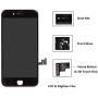 CLWHJ Premium Screen Replacement Compatible with iPhone 8 4.7 inch Full Assembly -LCD Touch Digitizer Display Glass Assembly with Tools, Fit Compatible with iPhone 8 (Black)