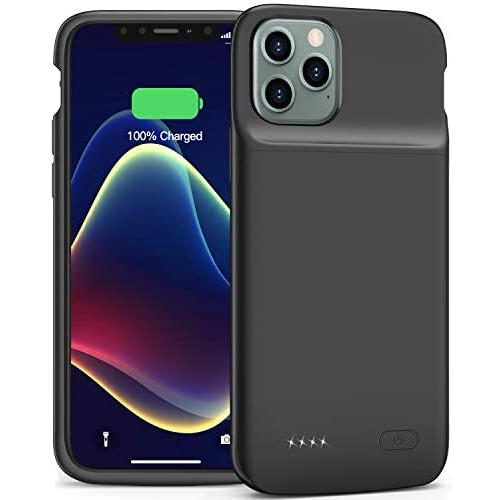 Battery Case for iPhone 11 Pro, Smiphee iPhone 11 Pro Battery Case, 4800mAh Portable Protective Charging Case Extended Rechargeable Charger Case Smiphee (Black).