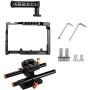 Andoer Aluminum Alloy Camera Cage Stabilizer for Sony A7II/A7III/A7SII/A7M3/A7RII/A7RIII with Cold Shoe Mount and Top Handle and 15mm Rod Baseplate Andoer Aluminum Alloy Camera Cage Stabilizer for Sony A7II/A7III/A7SII/A7M3/A7RII/A7RIII with Cold Shoe Mount and Top Handle and 15mm Rod Baseplate