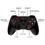 Mobile Game Controller, Wireless Bluetooth Gamepad Joystick Multimedia Game Controller Compatible with iOS Android iPhone iPad Windows PC, Perfect for The Most Games-NO Supporting iOS 13.4 or Above