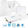 AT&T T-Mobile Cell Phone Signal Booster Home ATT Cell Phone Booster Repeater Extender 4G LTE Band 12 17 700mhz Cell Booster Home ATT Cricket Cell Signal Booster Amplifier LPDA Antenna 5000sqft FUSTAR