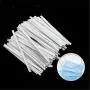 3.94 inch PE Wrapped Metal Strips Straps Nose Bridge Strip for DIY Mask Handmade Crafting Making Nose Bridge Clip 3.94 inch PE Wrapped Metal Strips Straps Nose Bridge Strip for DIY Mask Handmade Crafting Making Nose Bridge Clip