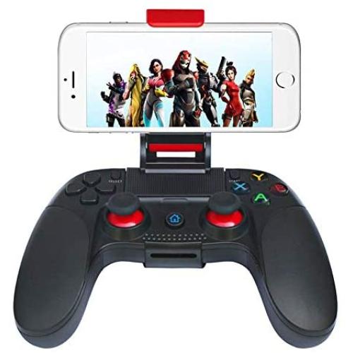 TOONEV Wireless Bluetooth Game Controller Gamepad Joystick for Android iOS iPhone iPod iPad Mobile Phone Tablet (8718) (Renewed)