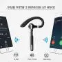 Bluetooth Headset, Wireless Bluetooth Earpiece V4.1Hands-Free Earphones with Noise Cancellation Mic for Driving/Business/Office, Compatible with iPhone and Android(Gray) Bluetooth Headset, Wireless Bluetooth Earpiece V4.1Hands-Free Earphones with Noise Cancellation Mic for Driving/Business/Office, Compatible with iPhone and Android(Gray)