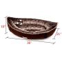 JOYELF Medium Dog Bed Orthopedic Dog Bed with Removable Washable Cover Warm Dog Bed for Small to Medium Dogs and Toys as Gift