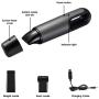 NODTECK Handheld Car Vacuum Cleaner Cordless Vacuum with Battery Rechargeable for Car and House Clean Wet & Dry