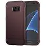 JETech Case for Samsung Galaxy S7 Protective Cover with Shock-Absorption and Carbon Fiber Design (Plum)