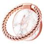 Finger Ring Stand,uCOLOR 360° Rotation Cell Phone Grip Mount Kickstand Holder for Smartphones and Tablet (Rose Gold Marble)