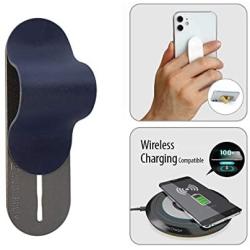 MOMOSTICK_MULTI BAND: Phone Grip/Stand/Holder | Phone Accessories | Phone Handle | Phone Strap | Finger Grip for All Smartphones, I Matte - Navy