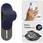 MOMOSTICK_MULTI BAND: Phone Grip/Stand/Holder | Phone Accessories | Phone Handle | Phone Strap | Finger Grip for All Smartphones, I Matte - Navy