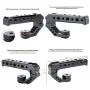 Camera Handle Grip with 3 Cold Shoe 1/4" 3/8" Threaded Holes for LED Light,Microphone,Monitor for Canon Nikon Olympus Pentax DSLR Cameras Camera Handle Grip with 3 Cold Shoe 1/4" 3/8" Threaded Holes for LED Light,Microphone,Monitor for Canon Nikon Olympus Pentax DSLR Cameras