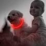 BSEEN LED Dog Collar, USB Rechargeable, Glowing Pet Dog Collar for Night Safety, Fashion Light up Collar for Small Medium Large dogs