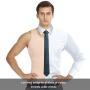 Mens Compression Shirt Slimming Body Shaper Vest Workout Tank Tops Abs Abdomen Undershirts
