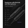 PALOVUE Lightning Headphones Earphones Earbuds Microphone Controller MFi Certified Compatible with iPhone 8 7 Plus iPhone 11 Pro Max X XS Max XR