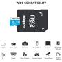 Micro Center Premium 512GB microSDXC Card UHS-I Flash Memory Card C10 U3 V30 4K UHD Video A1 Micro SD Card with Adapter (512GB)
