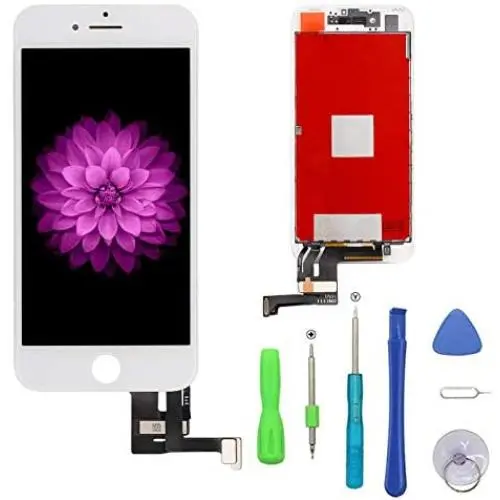 FFtopu Compatible with iPhone 7 Plus Screen Replacement White(5.5‘’), LCD Display & Touch Screen Digitizer Frame Assembly Set with 3D Touch Free Repair Tools FFtopu Compatible with iPhone 7 Plus Screen Replacement White(5.5‘’), LCD Display & Touch Screen Digitizer Frame Assembly Set with 3D Touch Free Repair Tools